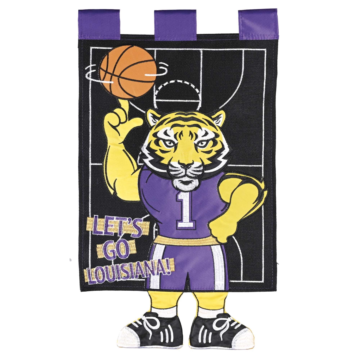 M012028 Crazy Leg Tiger Lets Go Basketball