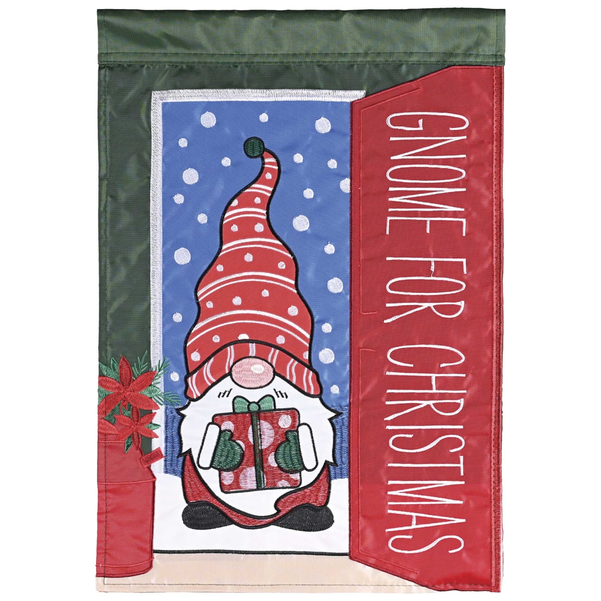 M011983 Flag Gnome For Christmas 13x18