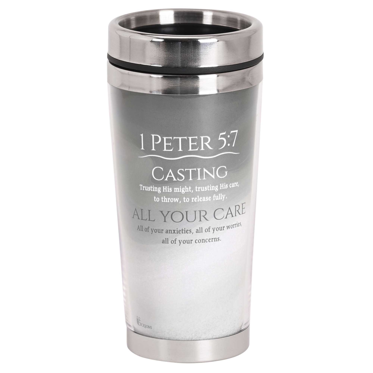 Picture of Dicksons SSMUG-388 Casting All Your Care on Him Travel Mug - Green