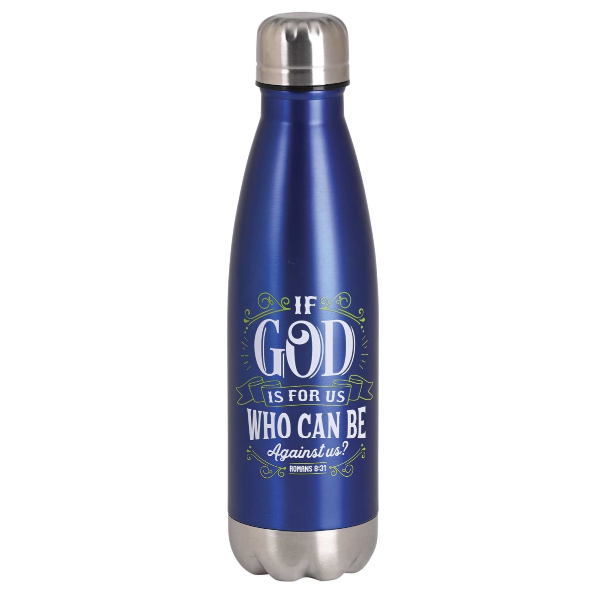 Picture of Dicksons SSWBBL-22 17 oz God is for Us Water Bottle - Blue