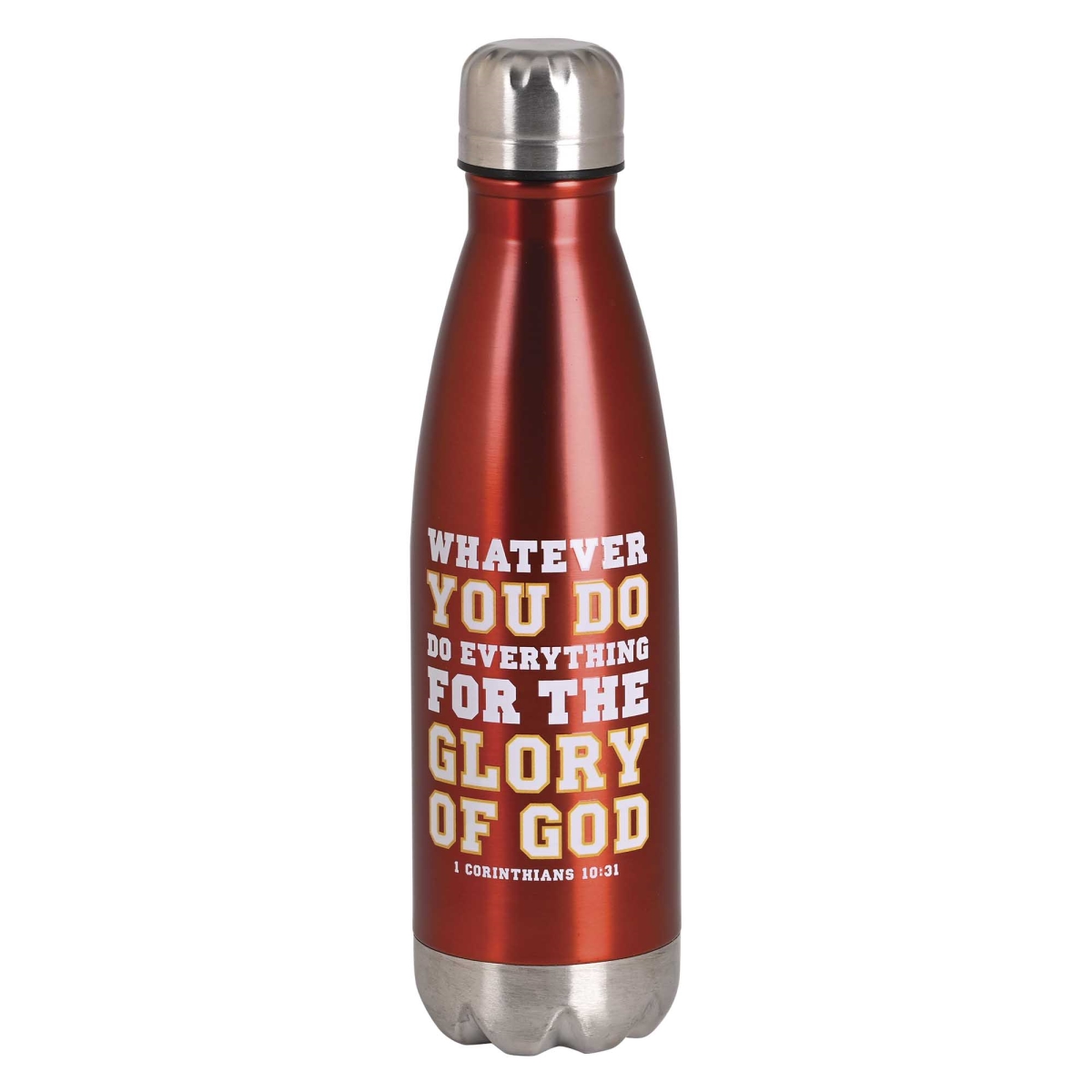 SSWBR-22 17 oz Whatever You Do Water Bottle - Red