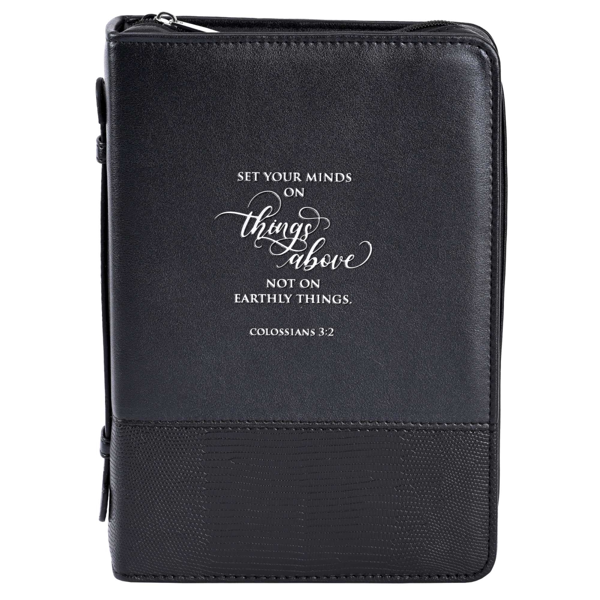 28526XL Set Your Mind on Bible Case - Black - Extra Large