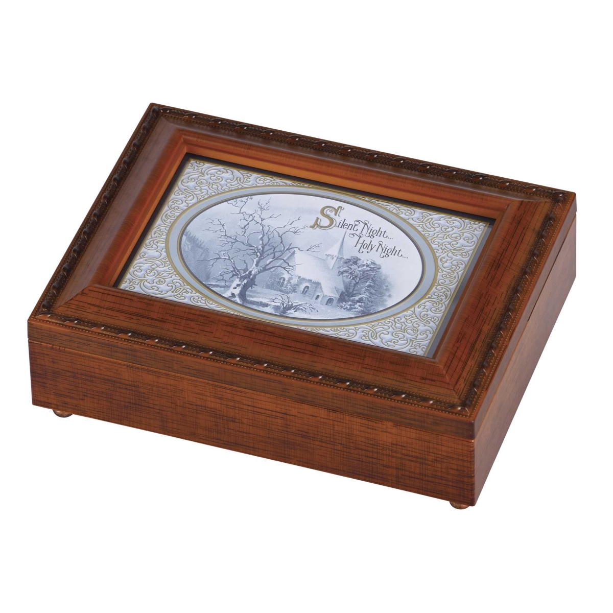 MB2358S Music Box Chapel Silent Night