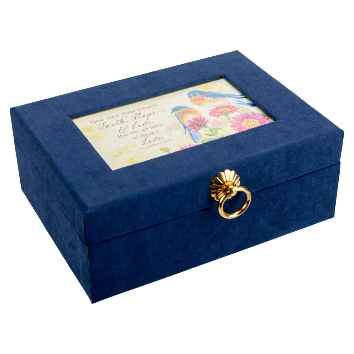 Picture of Dicksons LBNCSET7S Card Set Suede Navy With Great Love