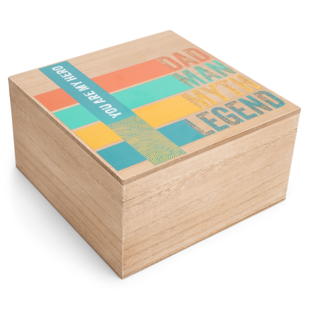 Picture of Dicksons EWOODBOX-17 Keepsake Box You Are My Hero Dad MDF