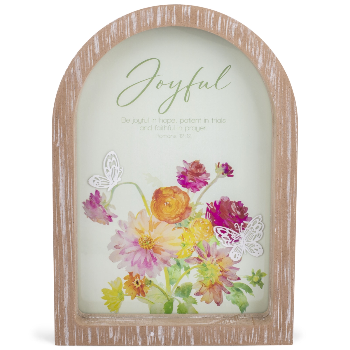 FRMAS26 Framed Arch Be Joyful In Hope 9x13