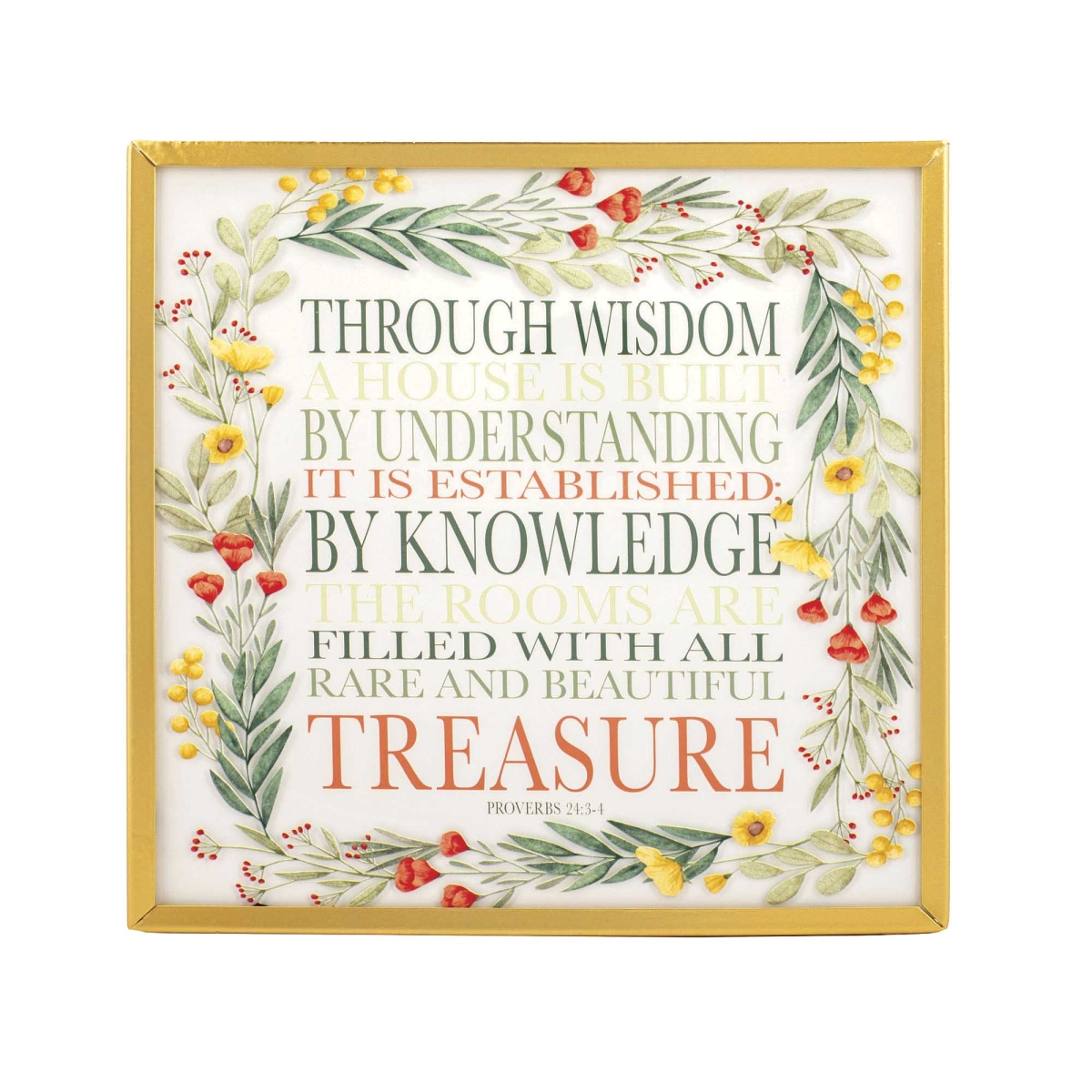 FGQS1001 Framed Wall Through Wisdom A House 10H