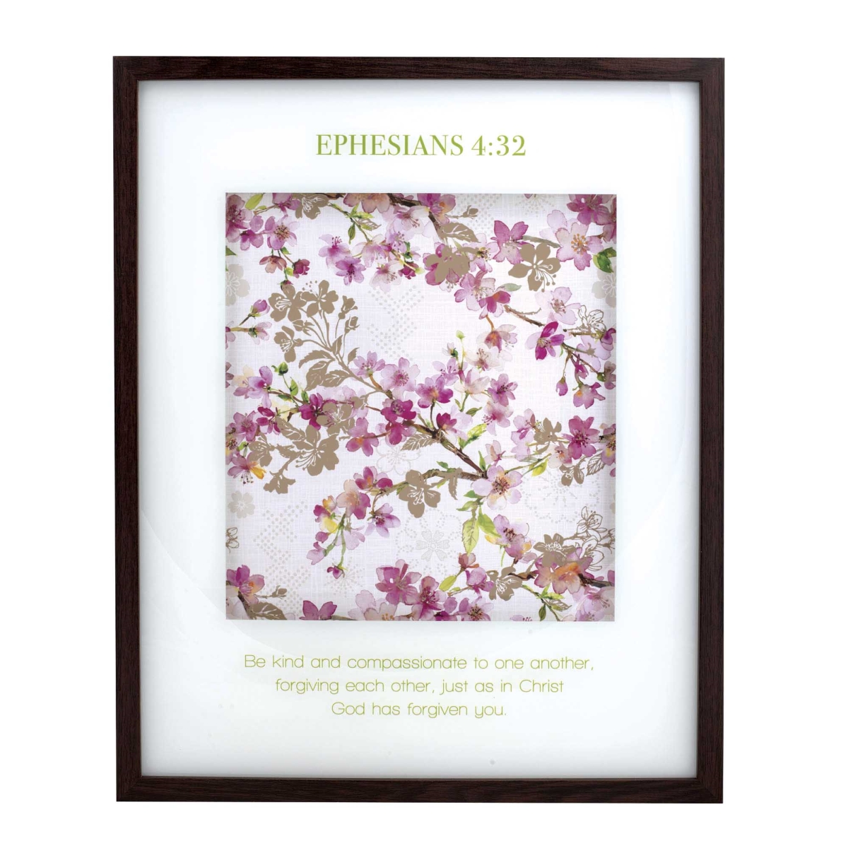 FRMS1000 Framed Wall Cherry Blossoms Eph. 4:32