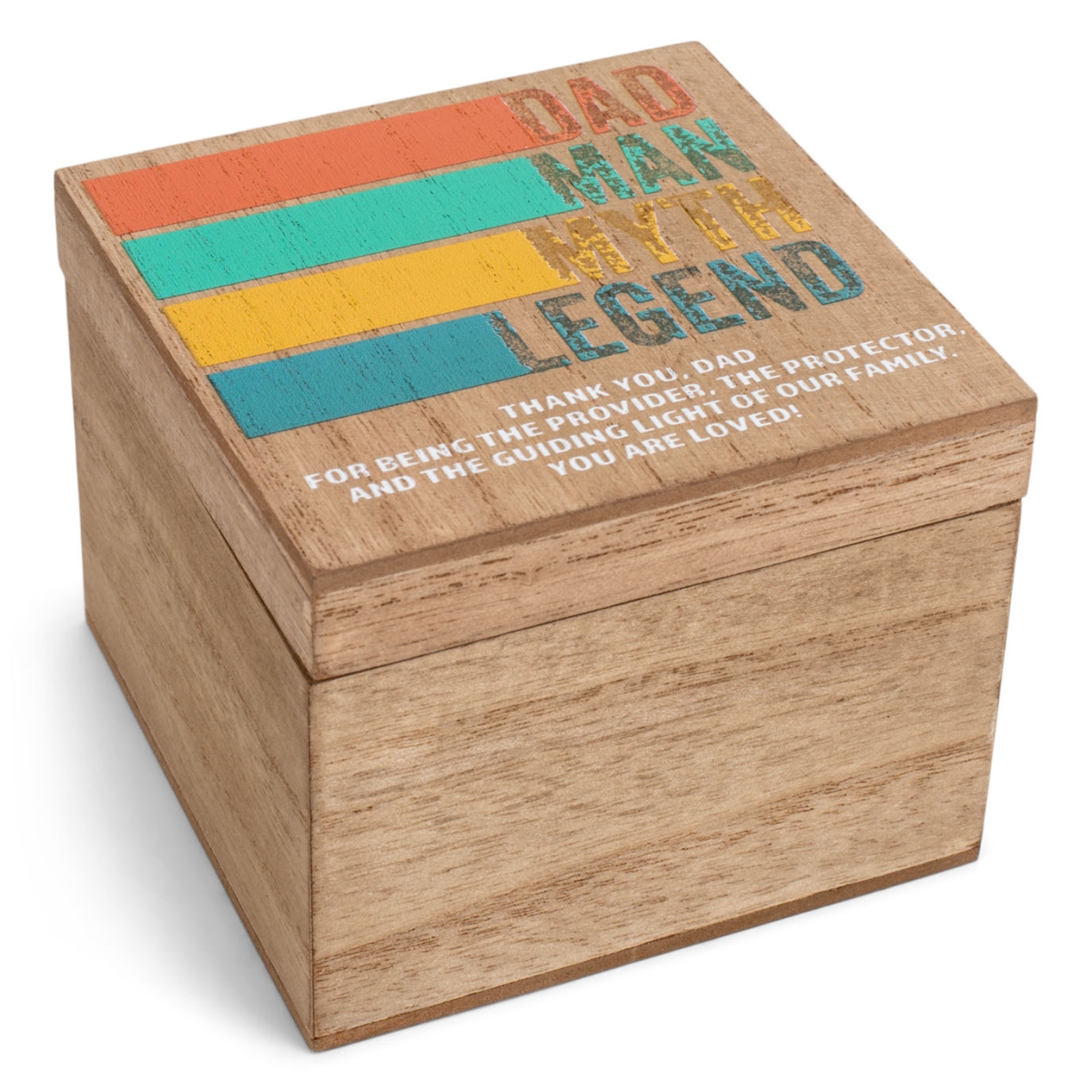 Picture of Dicksons EWOODBOX-44-36 Keepsake Box Thank You Dad MDF 4x4