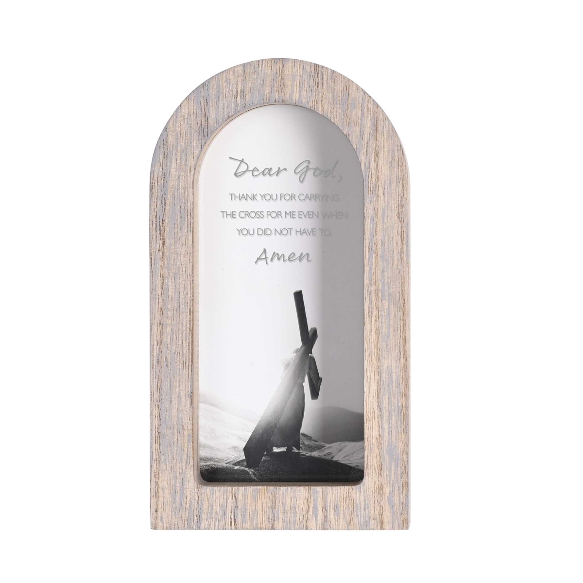 FRMA42 Framed Arch Thank You For Gray 5x8