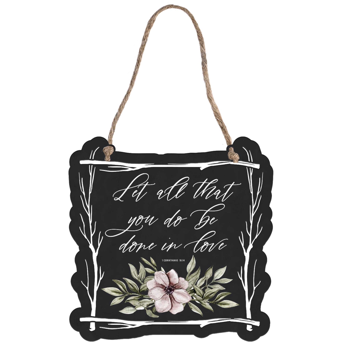 WPLQM-29 Wall Hanging Metal Twig Frame Let All