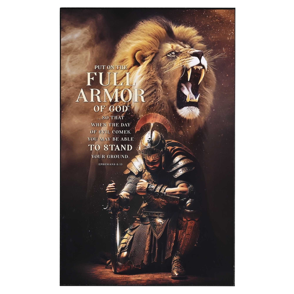 PLK711-260 Wall Plaque The Full Armor Of God 7x11