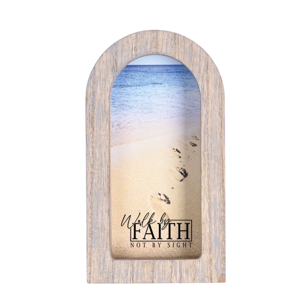 FRMA40 Framed Arch Beach Walk By Faith Gray 5x8