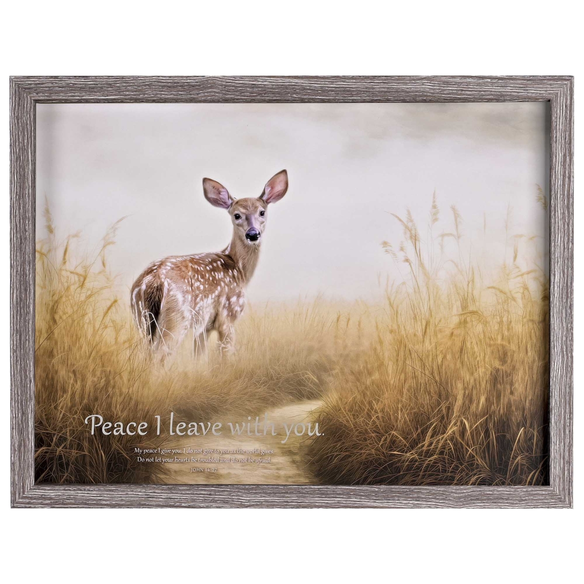 FRMWDWG-1411-78 Framed Wall Art Peace I Leave With 14x11