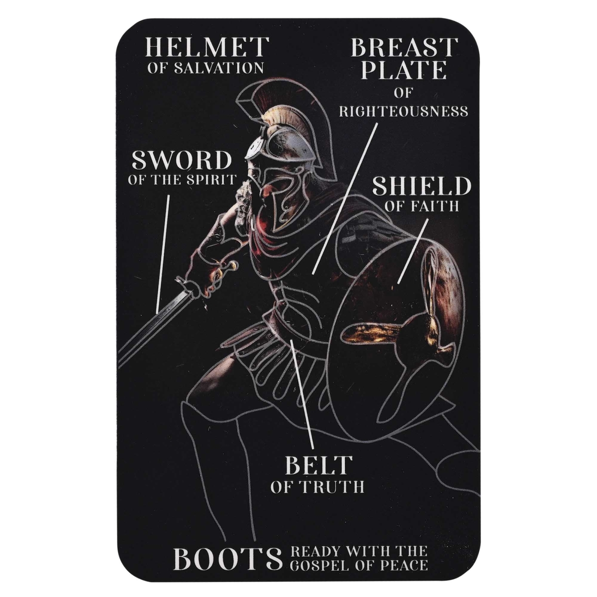 Picture of Dicksons BKMSET-1 Pocketcard Set Full Armor God 8-Pack