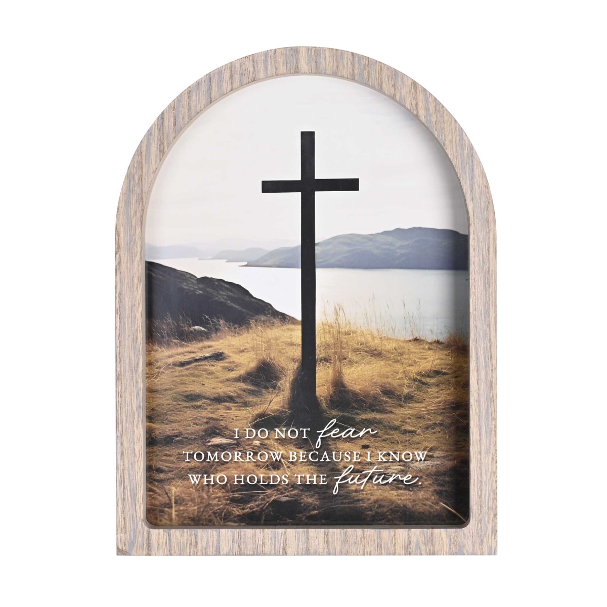 FRMA10 Framed Arch Cross I Do Not Gray 11x15