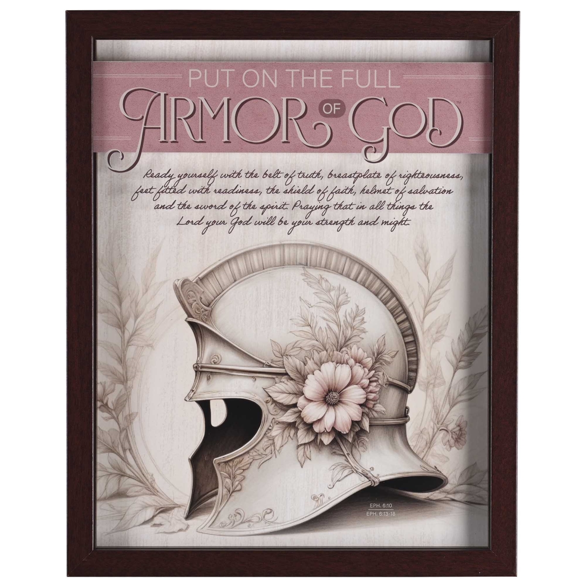 FRMWDWAL-1114-52 Framed Wall Art Full Armor Women 11x14