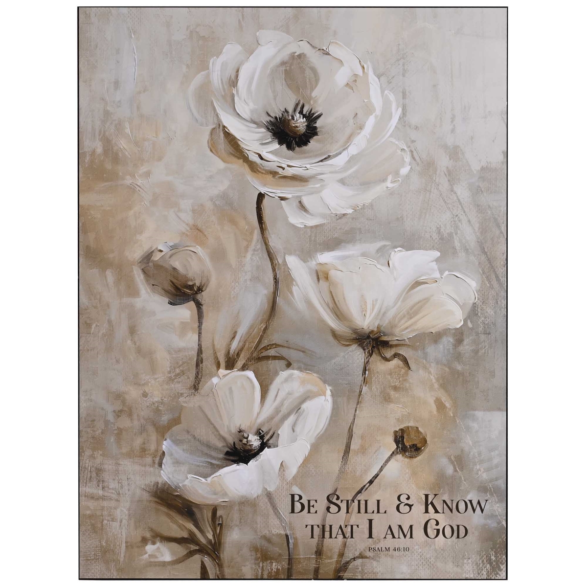 PLK1824-412 Wall Plaque Be Still & Know That I 18x24