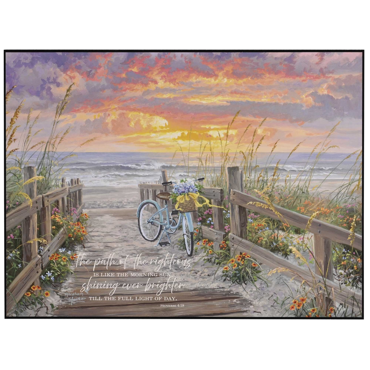 PLK1612-415 Wall Plaque The Path Of Righteous 16x12