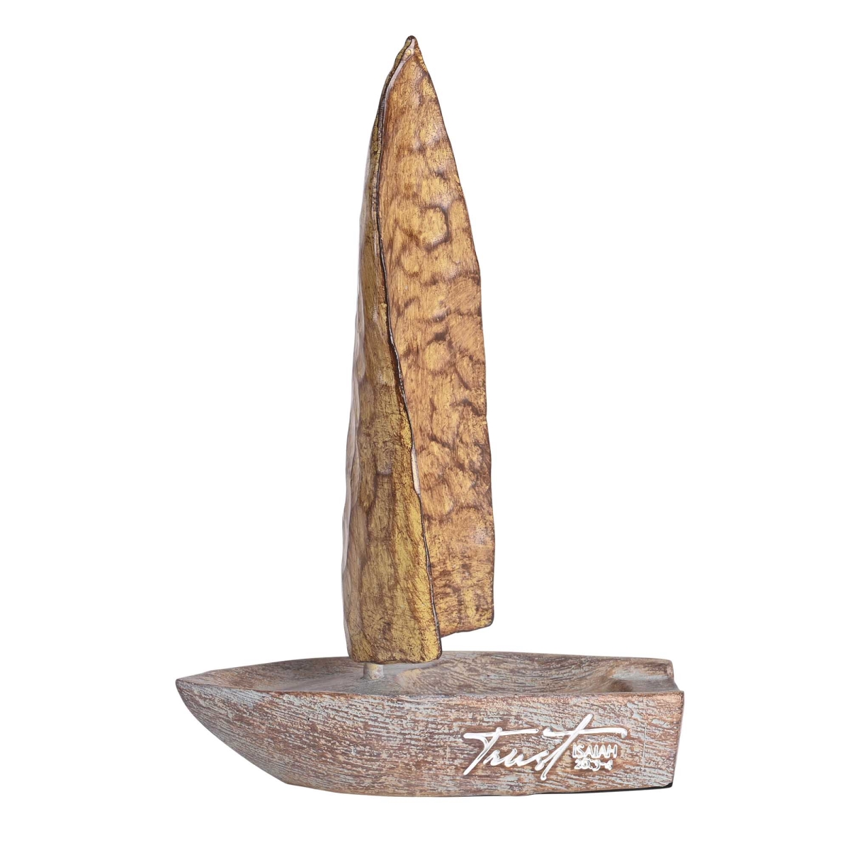 SBR-9 Sailboat Tabletop Trust Isaiah 26:3-4