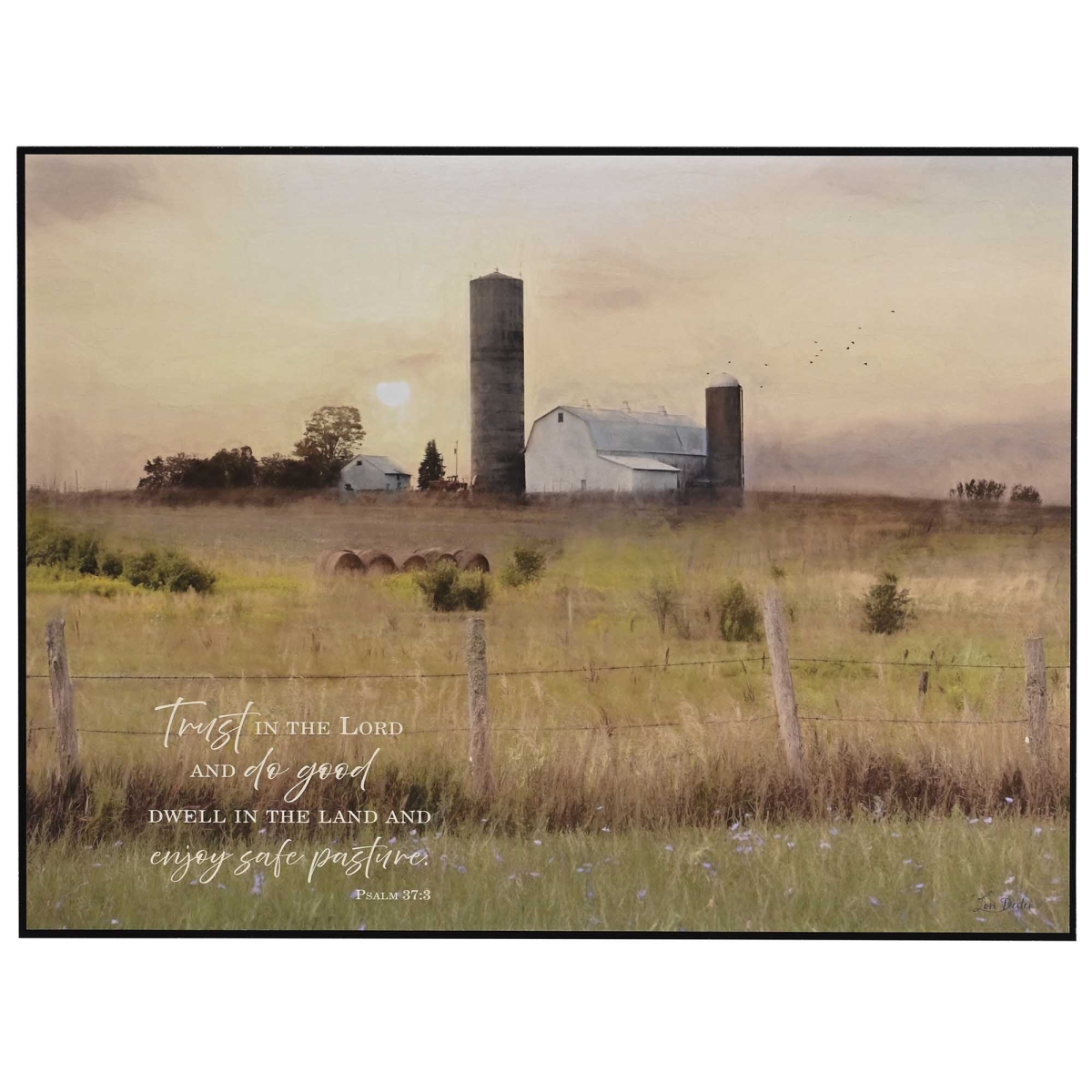 PLK1612-416 Wall Plaque Trust In The Lord And 16x12