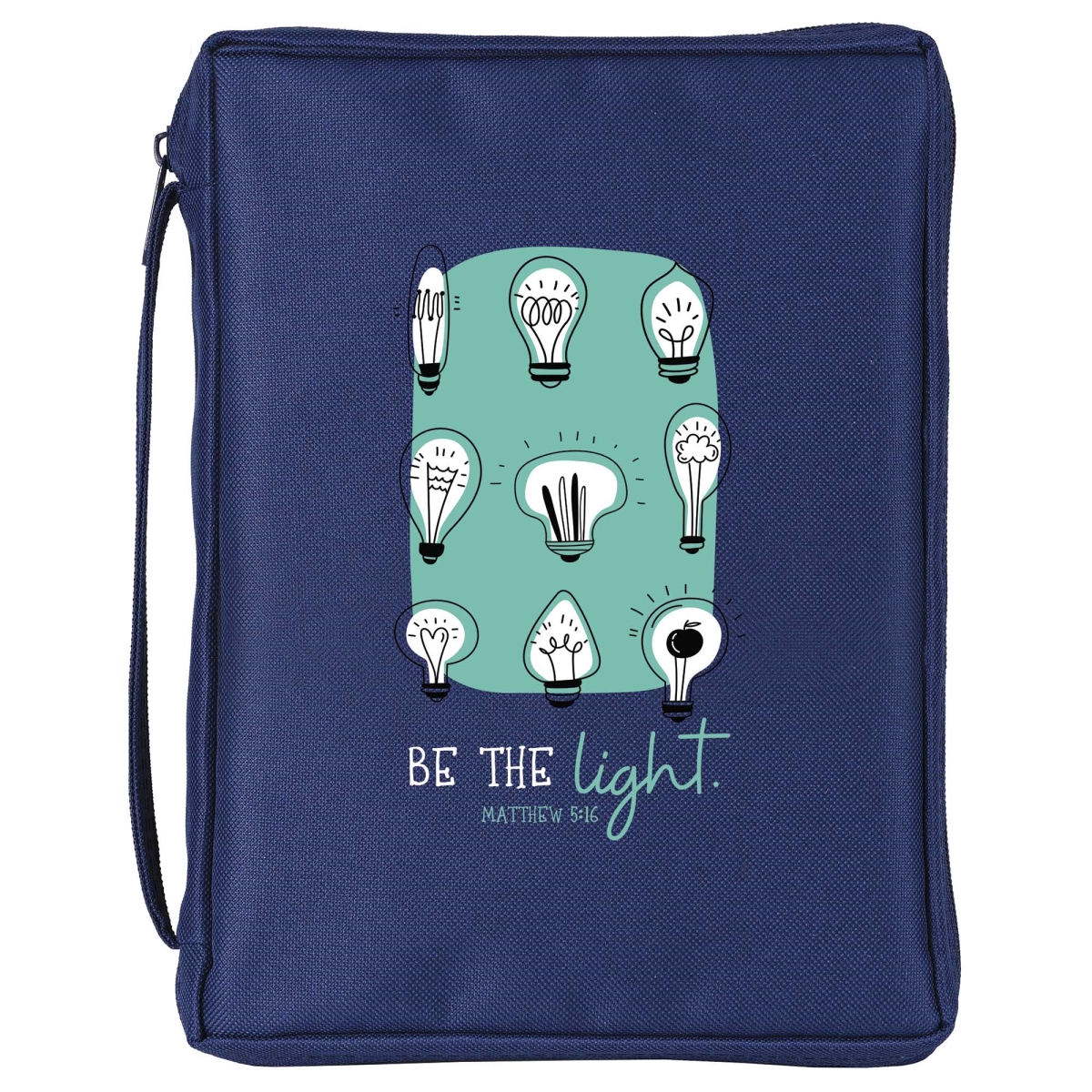 Picture of Dicksons BCK-L1033 Bible Case Be The Light Large Navy