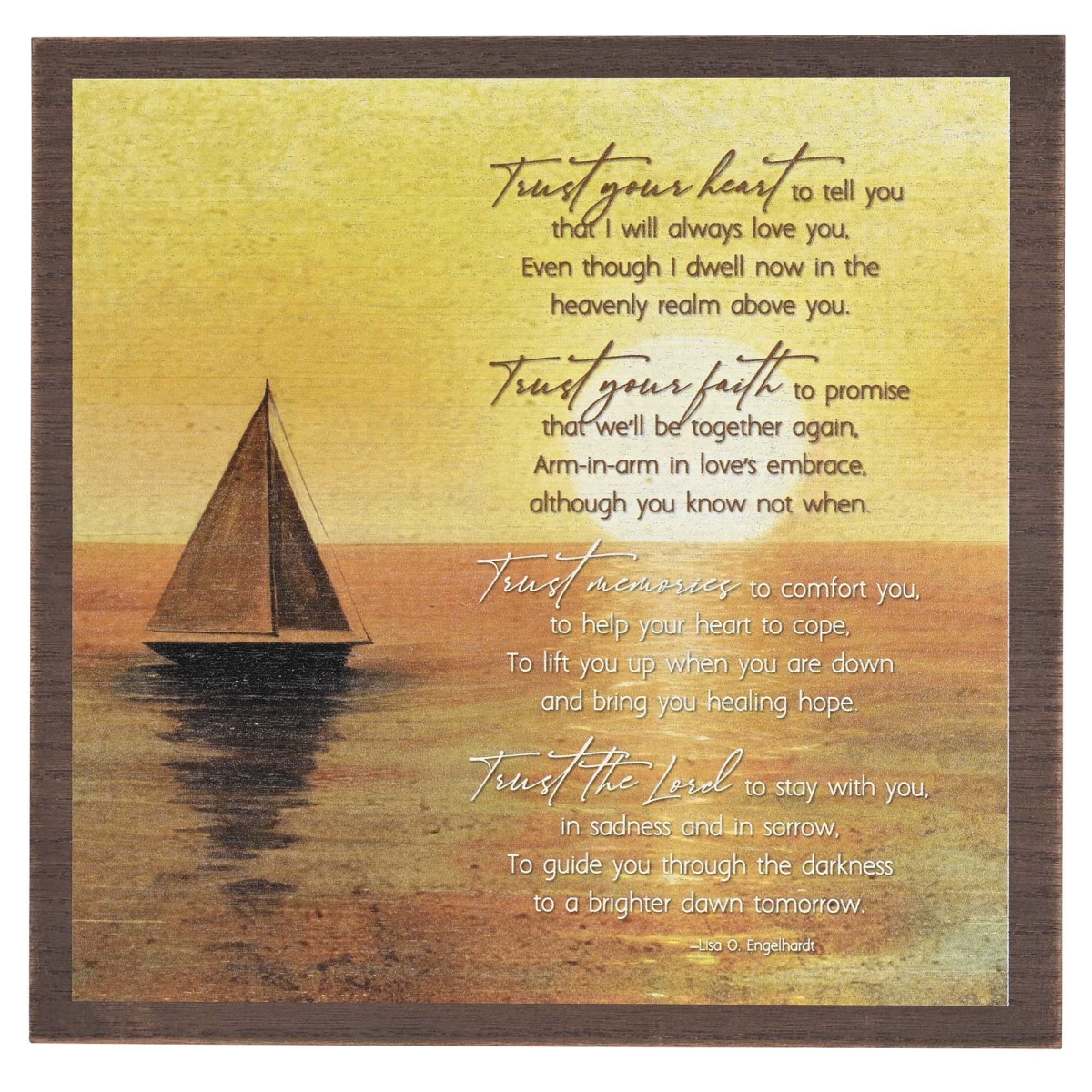 DWMBSM5 Memory Box Sailboat Trust Your Heart