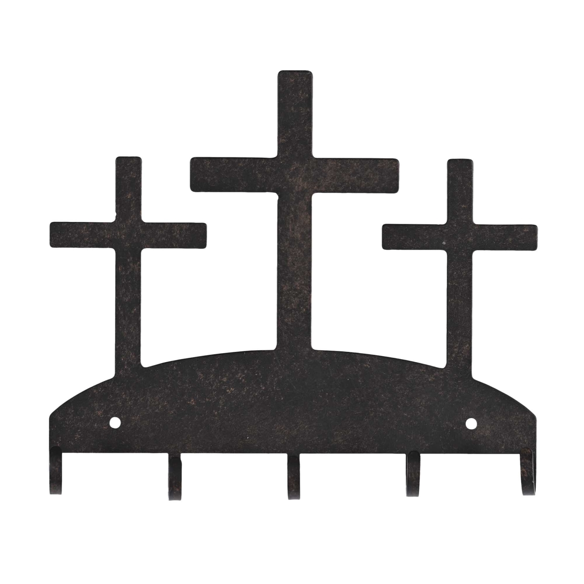 WPLQM-25 Wall Calvary Cross Keyring Hook Metal