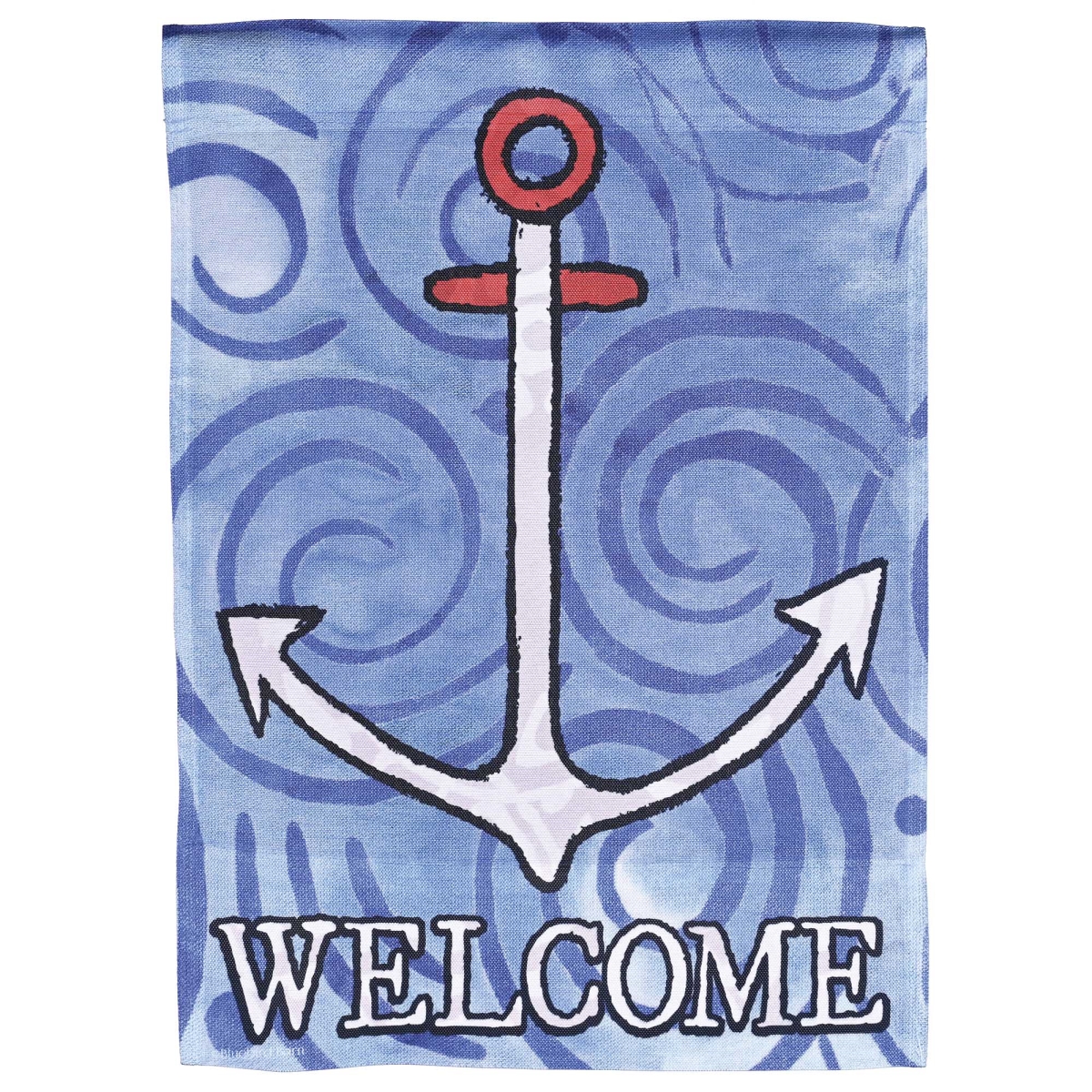 M080261 Flag Welcome Anchor 13x18