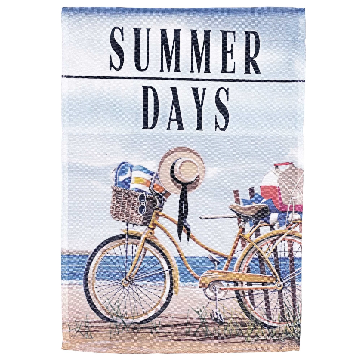 M080265 Flag Bike Summer Days 13x18
