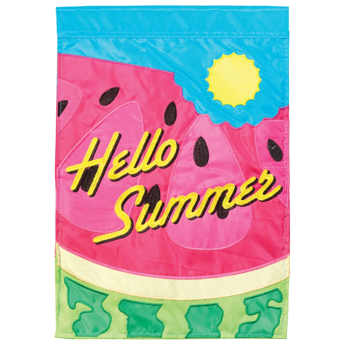 M001802 Flag Watermelon Hello Summer 29x42