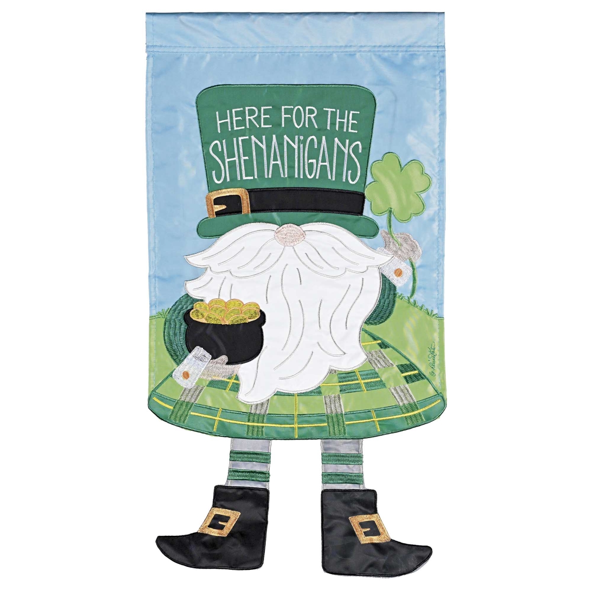 M011921 Crazy Leg Gnome Here For The Shenanigans