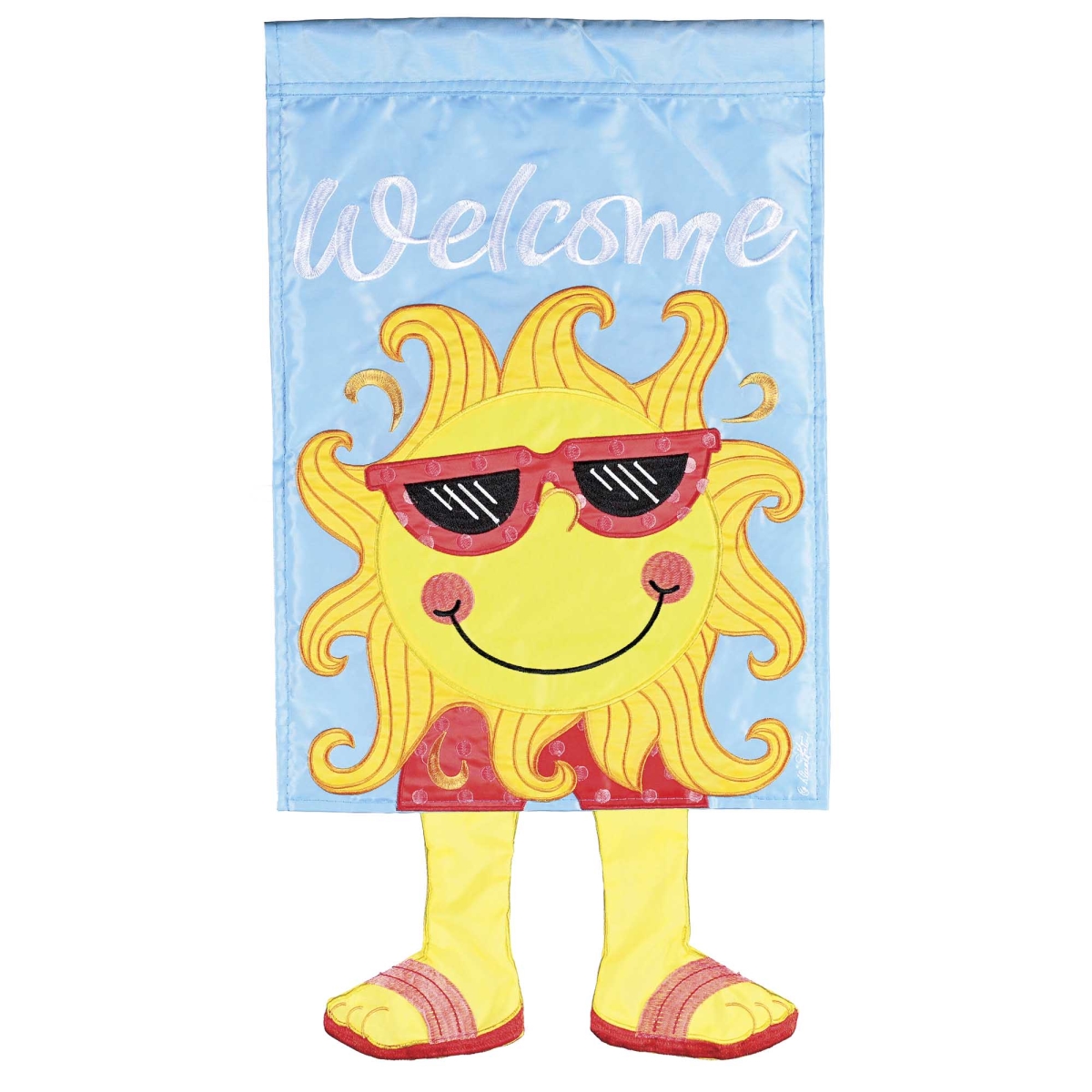M011925 Crazy Leg Welcome Sun With Glasses