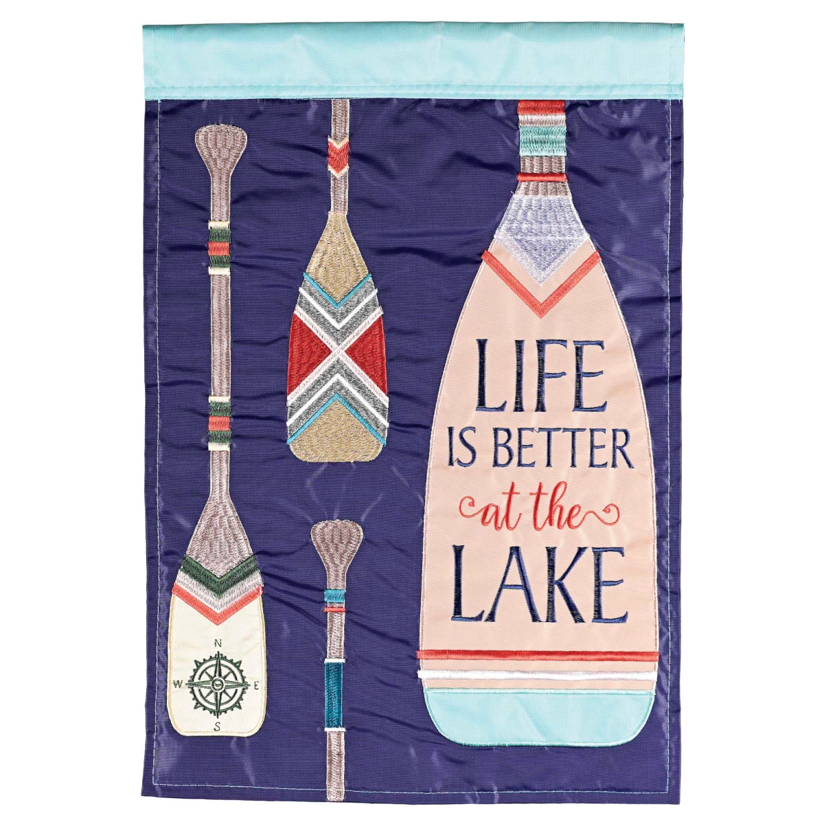 M001920 Flag Life Is Better At The Lake 29x42