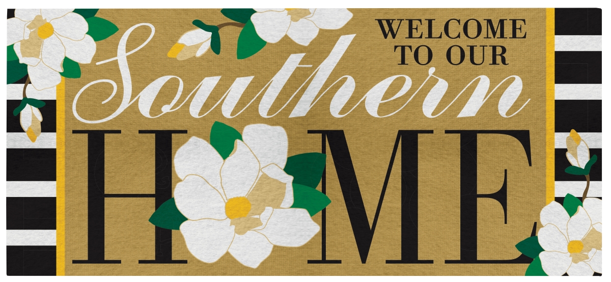 DM011913 Doormat Insert Welcome Southern Home