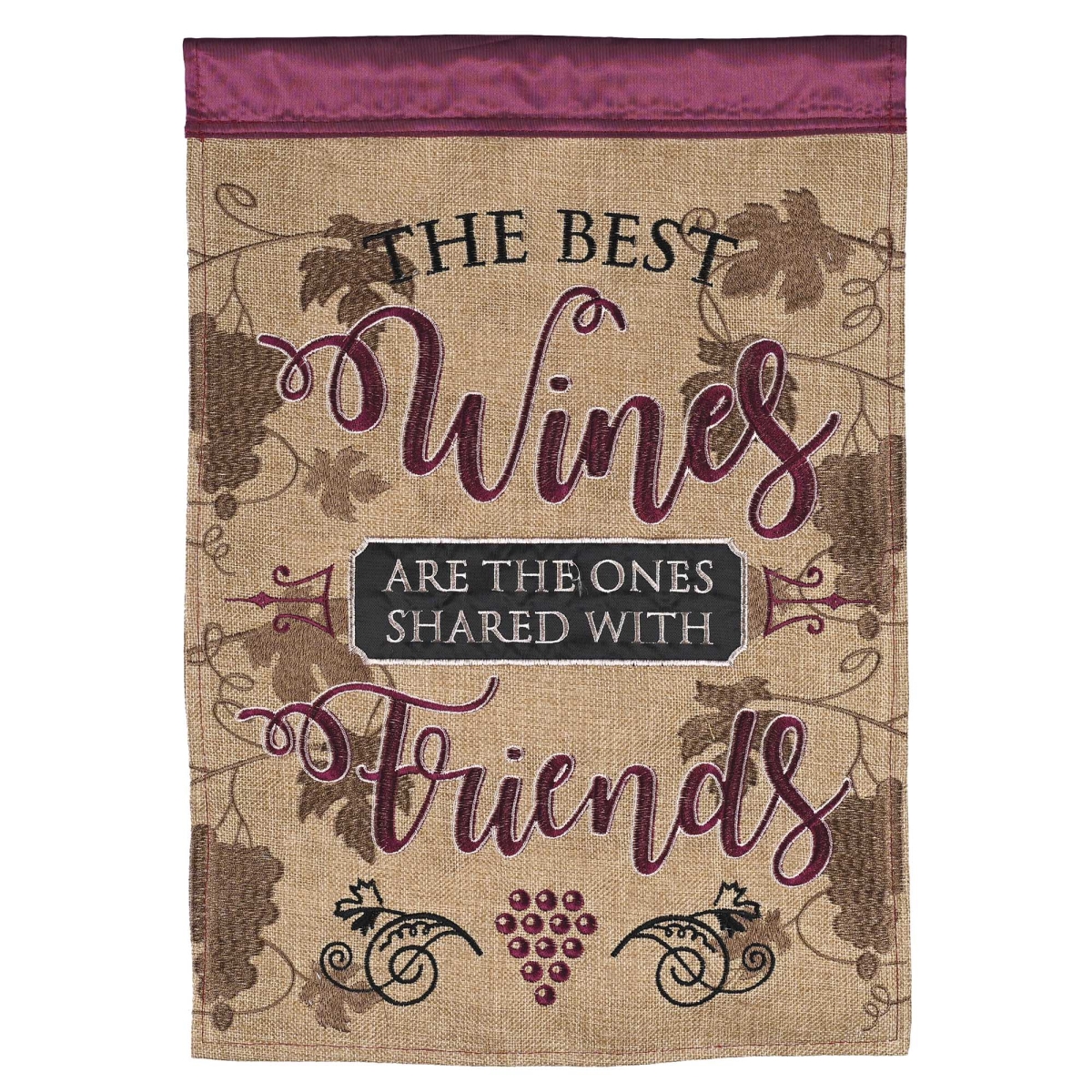 M012068 Flag Wines Shared With Friends 13x18