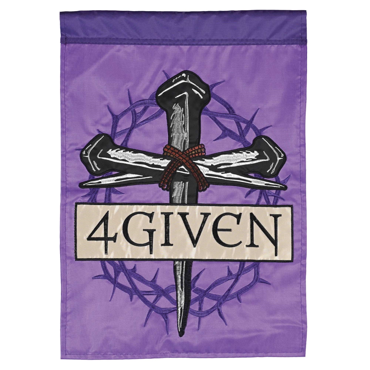 M012034 Flag 1 Cross 3 Nails 4 Given 13x18