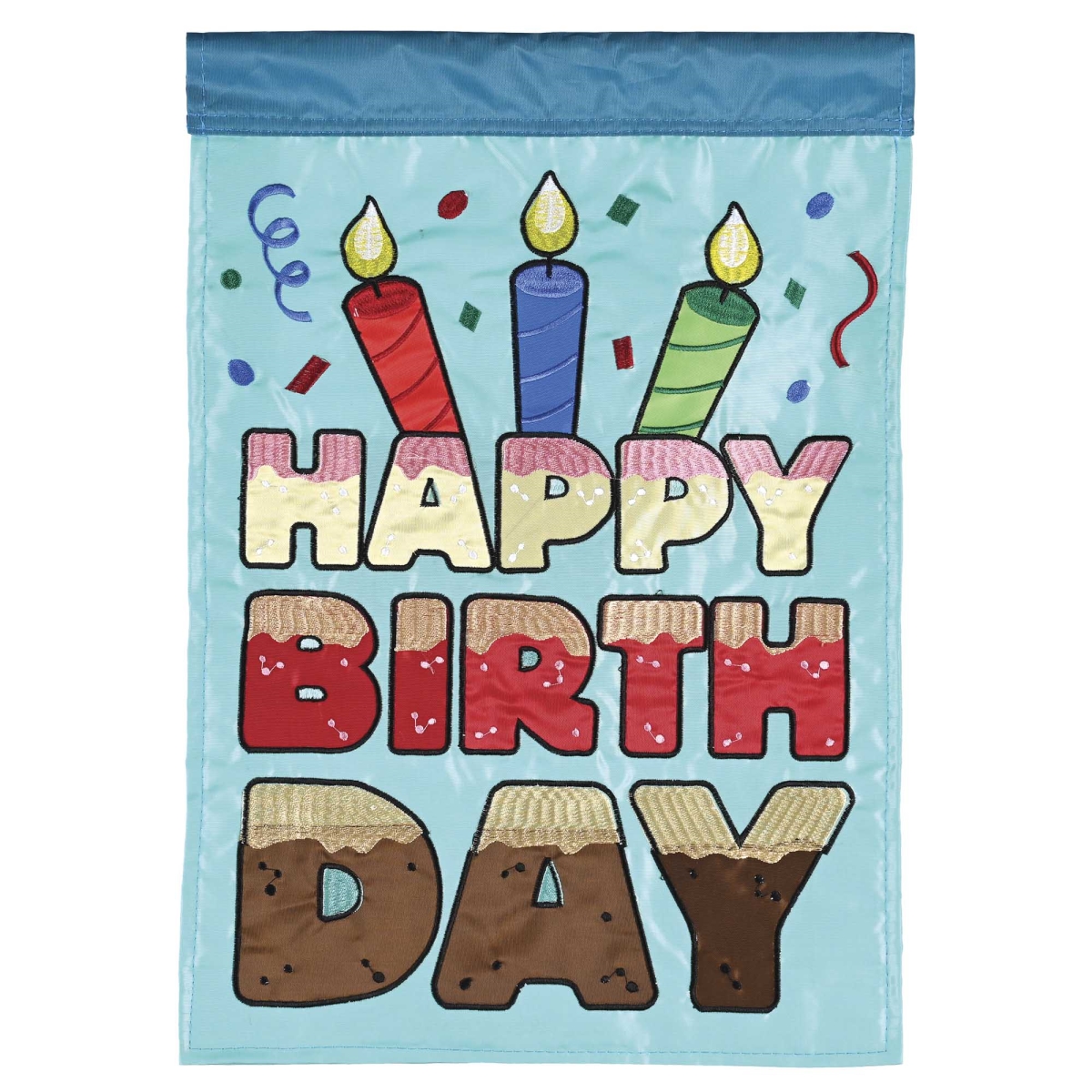 M012067 Flag Happy Birthday 13x18