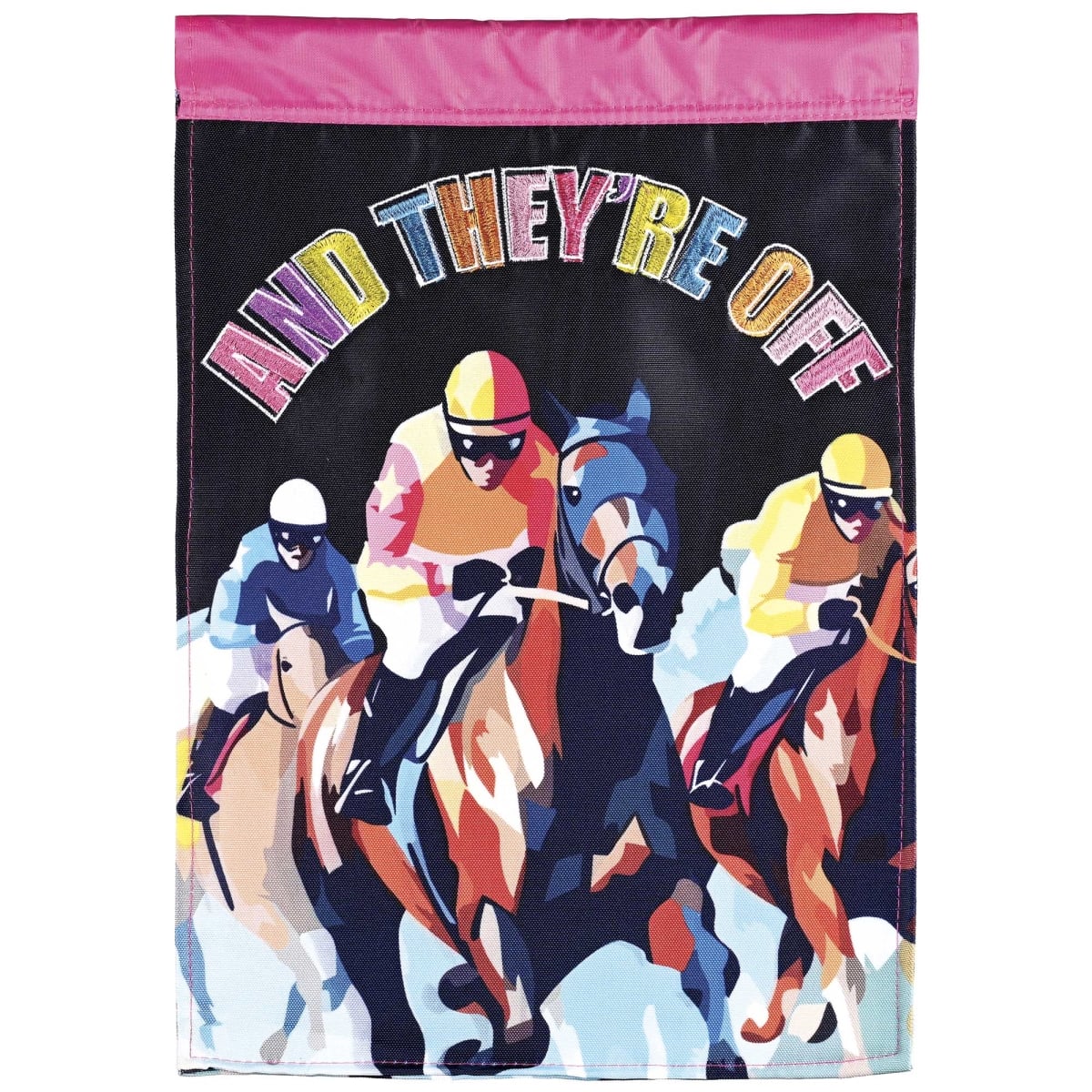 M012040 Flag And They're Off 13x18