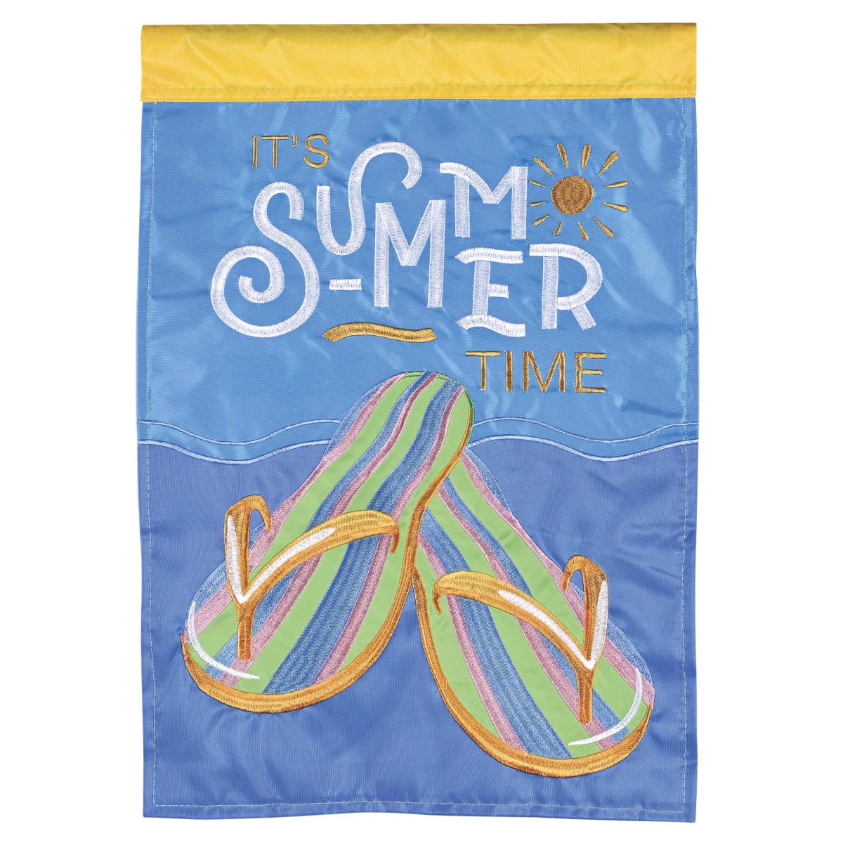 M012080 Flag Summertime Flip Flops 13x18