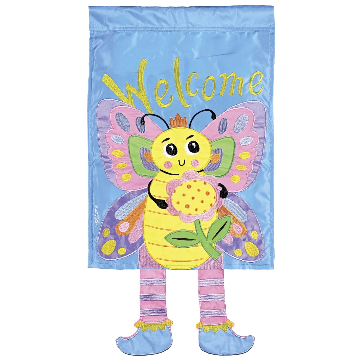 M012085 Crazy Leg Butterfly 13x18