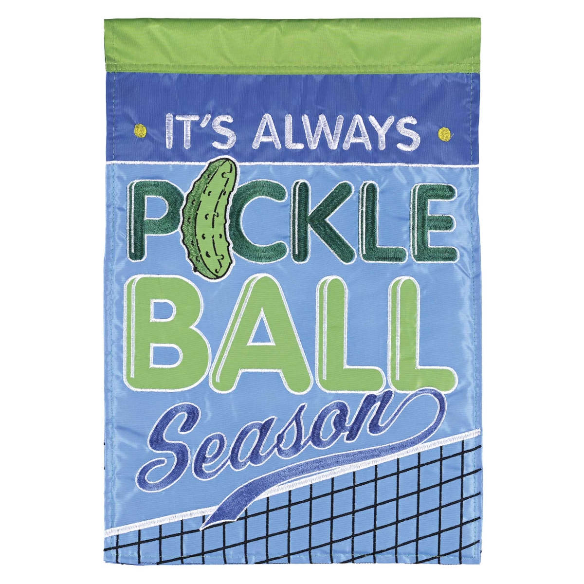 M012046 Flag Always Pickleball Season 13x18