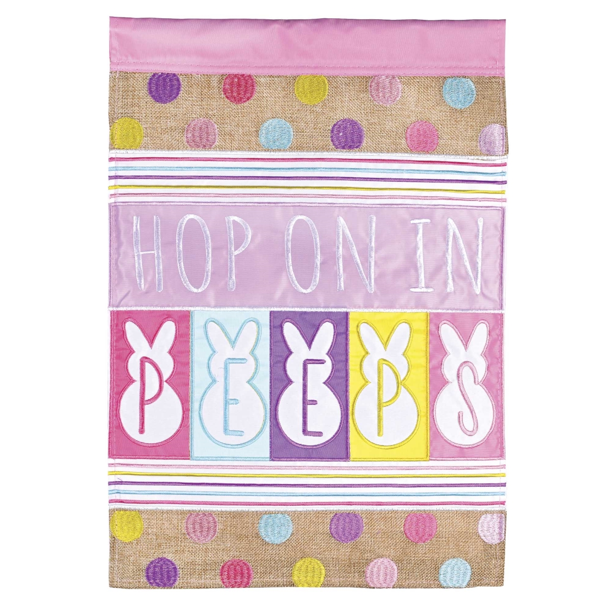 M012032 Flag Hop On In Peeps 13x18