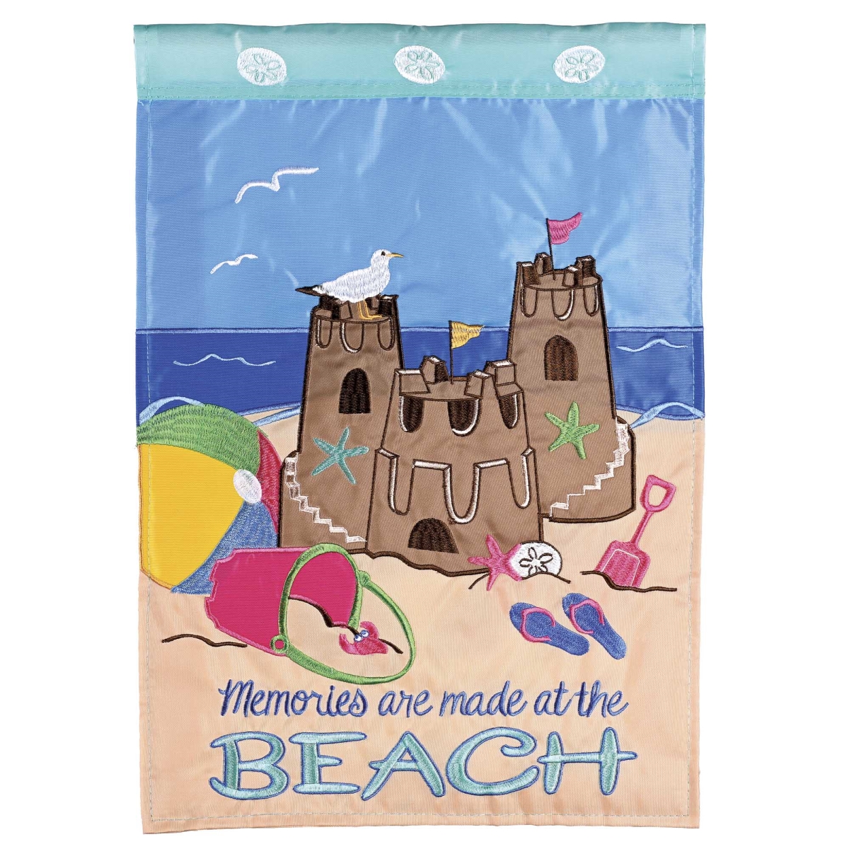 M012076 Flag Beach Memories 13x18