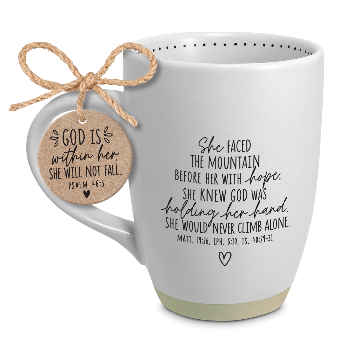 Picture of Dicksons 18857 Mug She Faced The Mountain Before Her