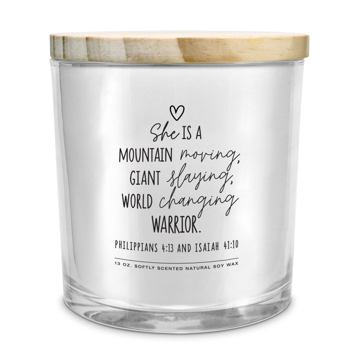 35040 Soy Candle She Is A Mountain Moving