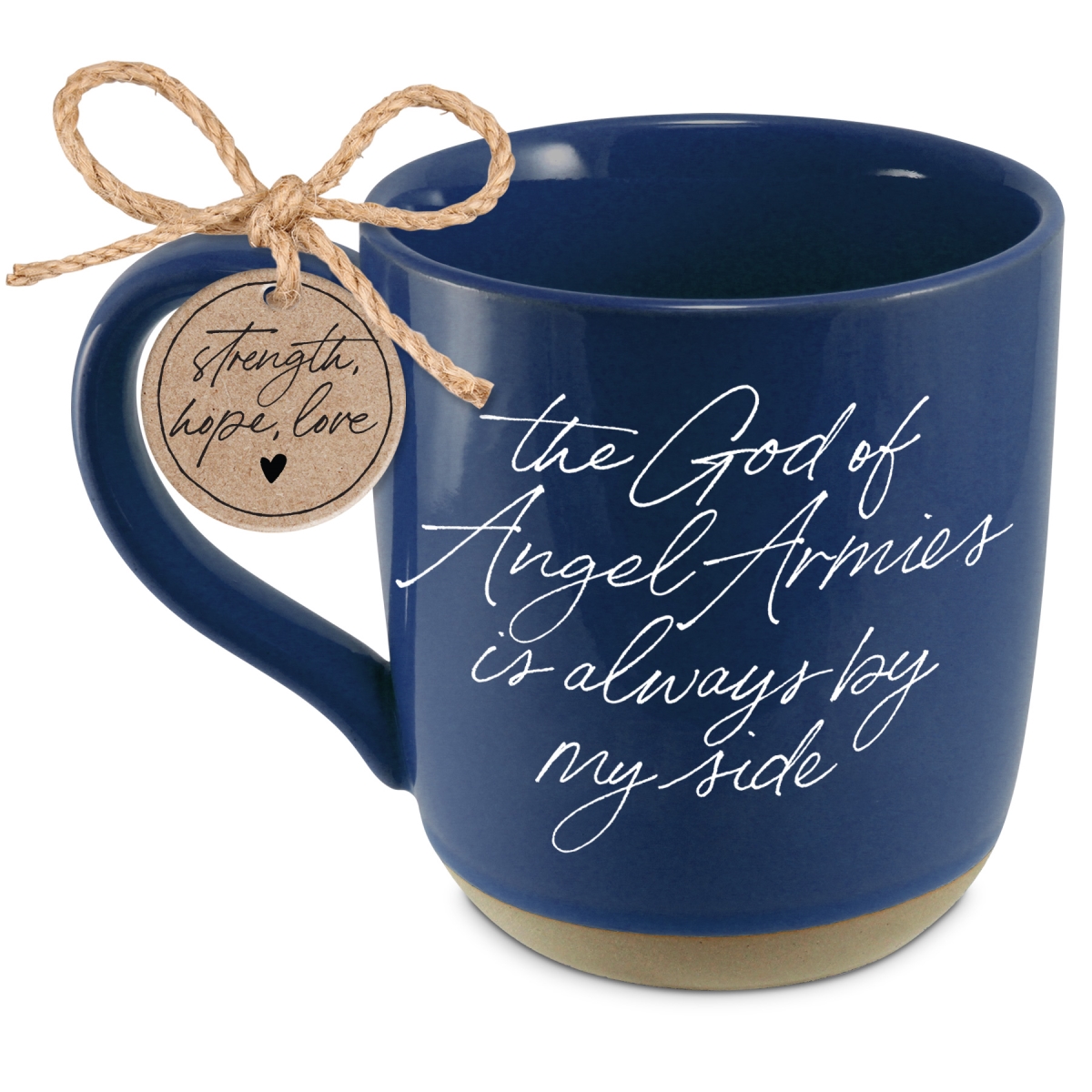 Picture of Dicksons 18427 Mug God Of Angel Armies By My Side Navy