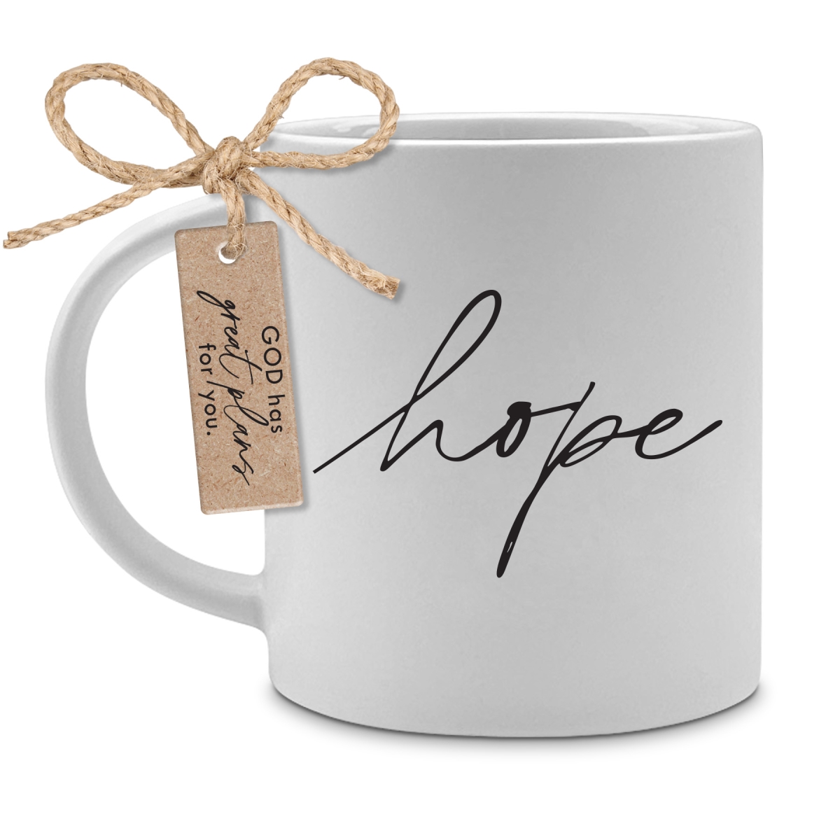 Picture of Dicksons 18485 Mug Hope Depend On God Alone White 18Oz