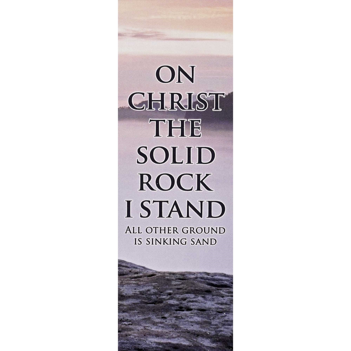 BKM-3260 Packaged Bookmarks Christ Solid Rock
