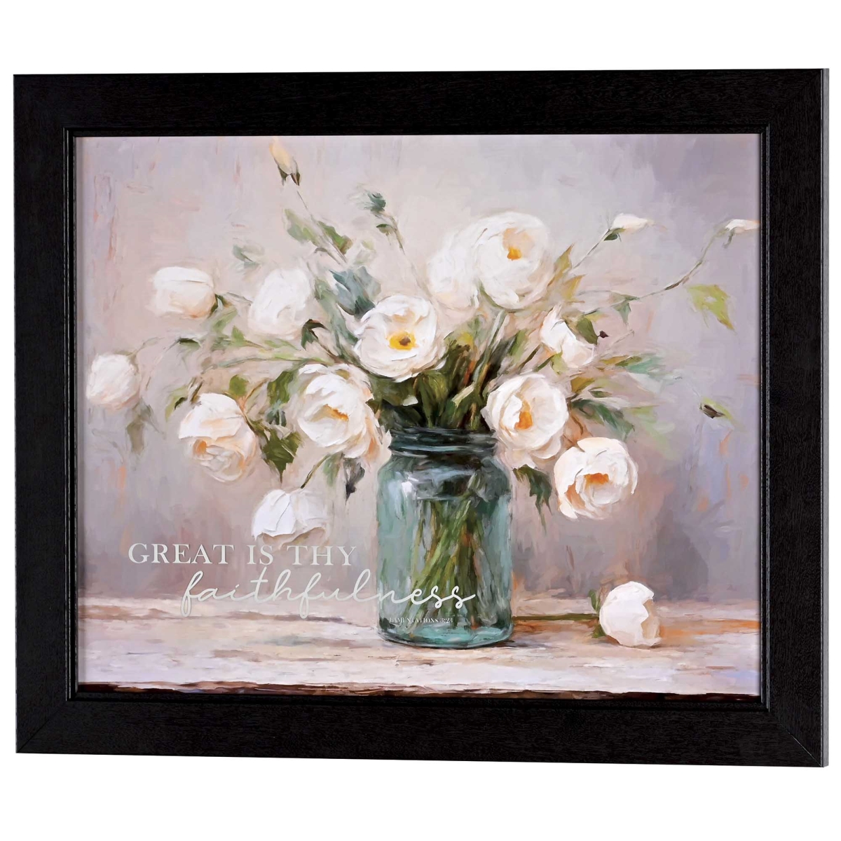 62CB-2016-864 Framed Wall Art Great Is Faithfulness